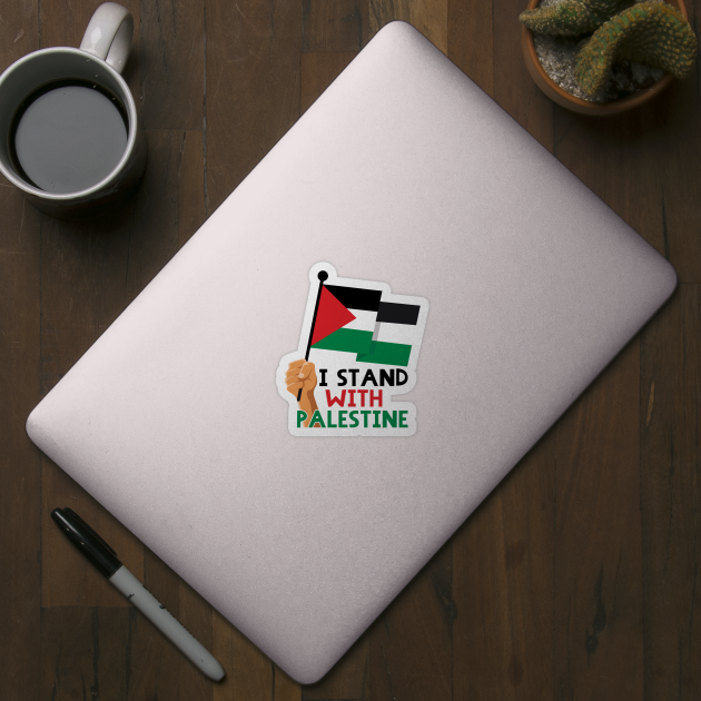 I Stand with Palestine - Free Palestine - I Love Palestine - Palestinian Resistance Solidarity Design by QualiTshirt